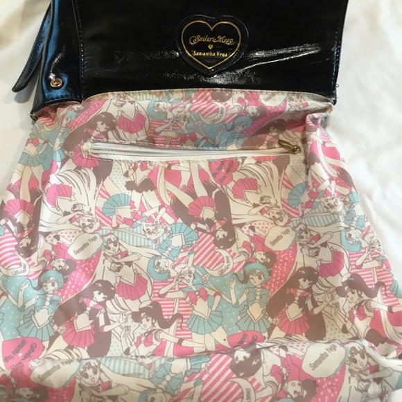 Sailor Moon x Samantha Vega Backpack Rucksack Black without Charm Y2K Black - Picture 4 of 12